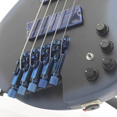 Ibanez EHB5MSBSP-MAM Bass Workshop 2024 - Present - Midnight Arctic Ocean Metallic image 5