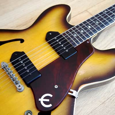 1961 Epiphone Casino E-230TD Vintage Electric Guitar by Gibson, Sunburst ES-330 w/ hsc image 8