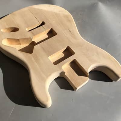Guitar Body Basswood Wood High Quality Bolt on HH ST Unfinished image 5