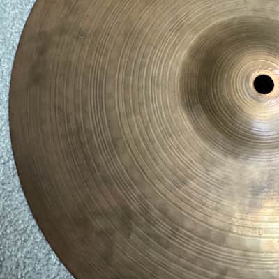 Paiste Black Label 14 inch 2002 Hi Hat Cymbals - 980 1070 Grams - 617xxx 1976 - Cu image 17
