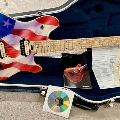 Peavey Wolfgang Standard 2004 Custom Shop - USA Flag (Matching Headstock) image 1