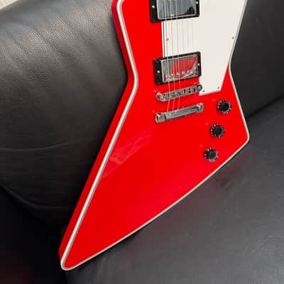 Gibson Explorer Custom Shop 2025 - Racing Red/White Stinger image 2
