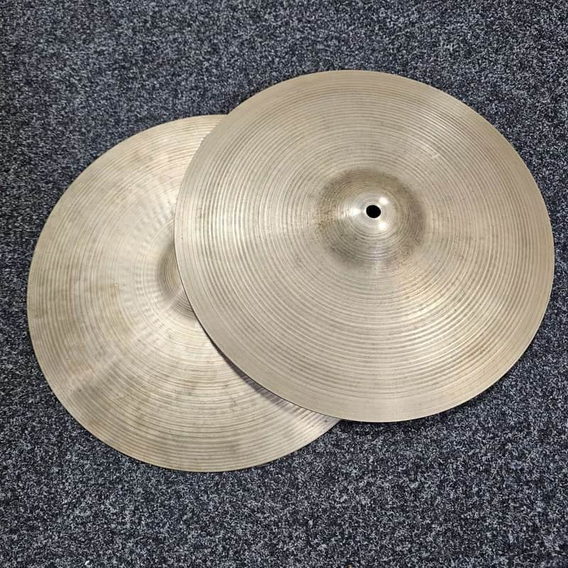 Hi-Hat Cymbals 14" Zildjian Avedis Vintage USED! RKAV150426 image 1