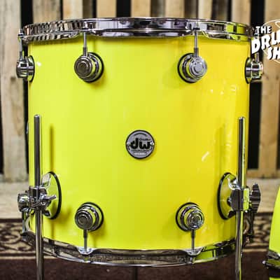 DW Collector's Maple Tony Williams Yellow Drum Set - 22, 10, 12, 16 SO# 1099565 image 3