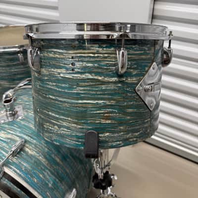 1973 W&A (Gretsch shells + hardware) “Perfection” Drum Set - Blue Oyster Pearl, Walberg and Auge image 5