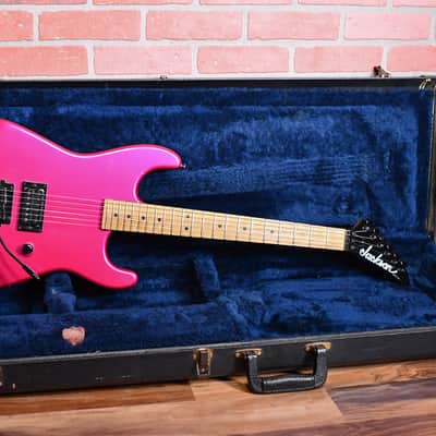 Jackson USA San Dimas 1986 Pearlescent Pink w/OHSC image 2