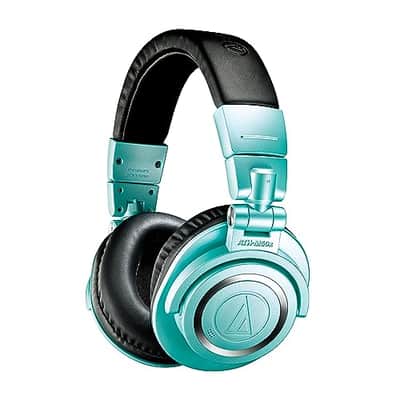 Audio-Technica ATH-M50xBT2IB Wireless Over-Ear Headphones, Ice Blue image 1