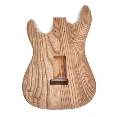 Roasted Swamp Ash 2 pieces Body Stratocaster SSS Style, Unfinsihed image 11