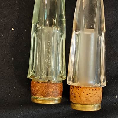 10 clarinet mouthpieces crystal (Selmer, Bucchi, Lucien, pomarico) Rare Good State image 18