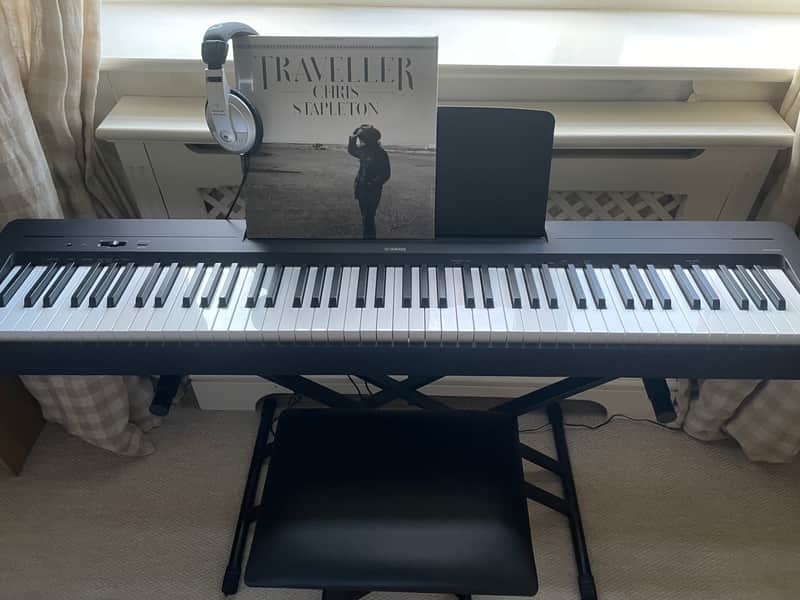 Yamaha P145BT 88-Key Digital Piano 2025-2026 - Black image 1