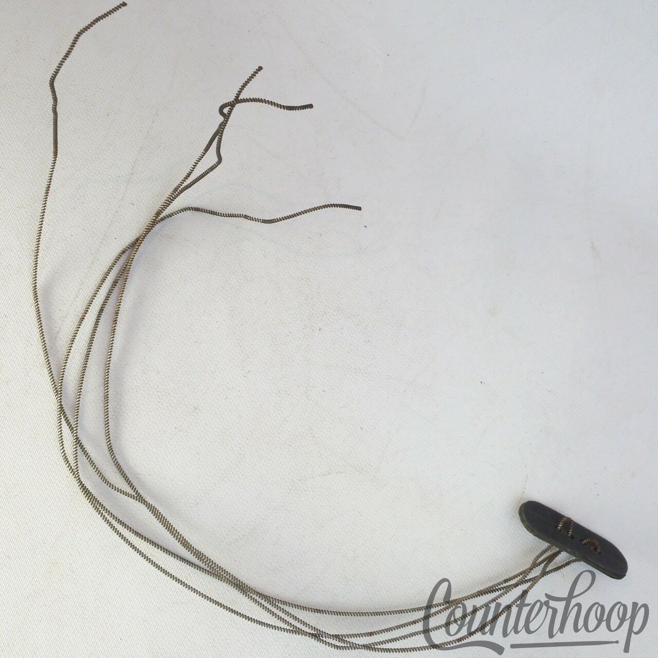 Ludwig 12" 4-Strand Snare Drum Coiled Metal/Cloth Wires+Leather Butt Plate USA* — main photograph