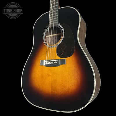 Martin Custom Shop Slope Shoulder Dread 1935 Sunburst 45 Style Adirondack / Wild Grain East Indian Rosewood w/case 2951517 image 3