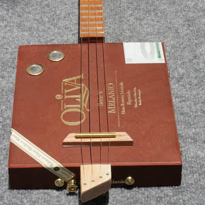 Oliva Acoustic Cigar Box Ukulele by D-Art Homemade Guitar Co. image 2