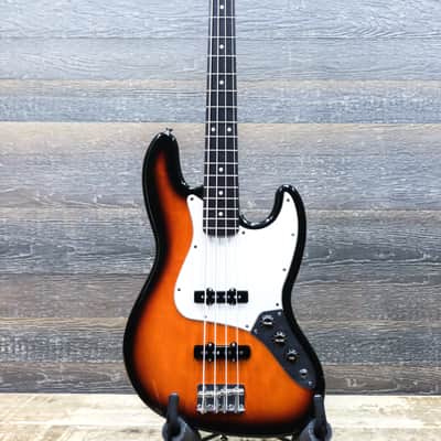 Fender Standard Jazz Bass Custom Shop Pickups Brown Sunburst Electric Bass image 2