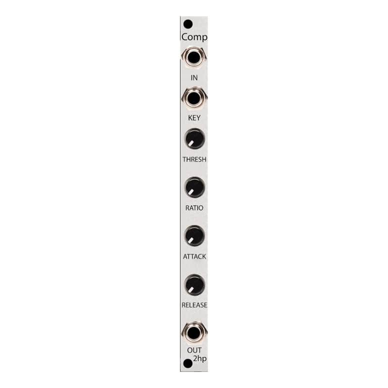 2hp Comp Eurorack Compressor Module (Silver) image 1