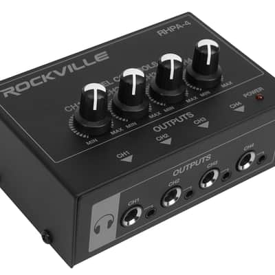 2) Rockville PRO-E90 80 Ohm Semi Open-Back Studio Headphones+Headphone Amplifier image 5