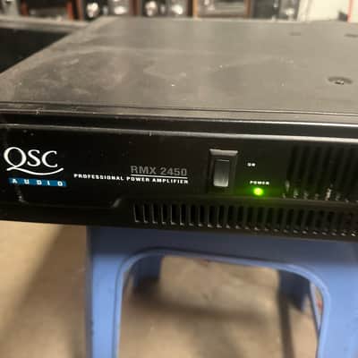 QSC RMX2450 2400-Watt Professional Power Amp 2000s - Black image 2