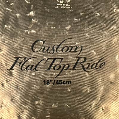 18" Zildjian K Custom Flat Top Ride Cymbal 1718g image 4