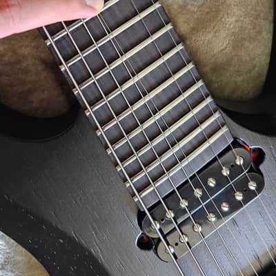 Tagima True Range 7-string Multiscale Black w/ Hard Case image 7