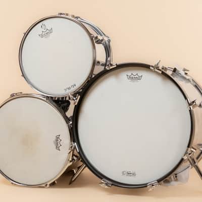 1970s Fibes Chrome Over Fiberglass Bop Kit - 14x18, 16x14, 8x12 image 2