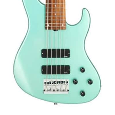 Sadowsky MetroExpress 24-Fret Modern Bass, Morado Fingerboard, 5-String - Solid Sage Green Metallic High Polish image 10