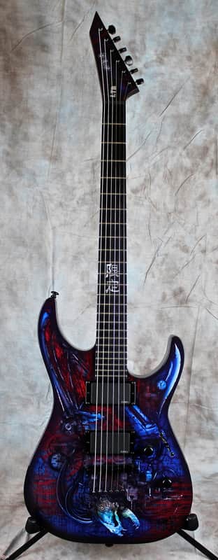 ESP LTD M Vampire Biotech Electric Guitar Limited Edition Graphic image 1