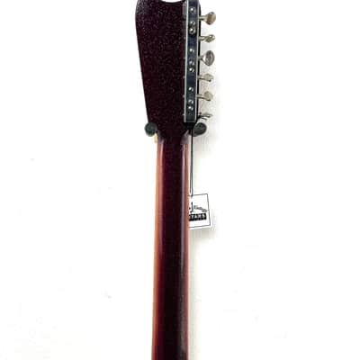 Silvertone 1457 Amp in Case w/ Footswitch 1960's - Sparkle Burst image 15