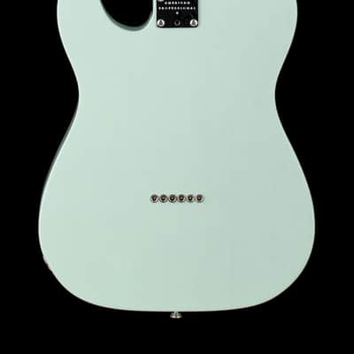 Mint Fender Limited Edition American Professional II Telecaster Thinline - Transparent Surf Green #25271 image 2