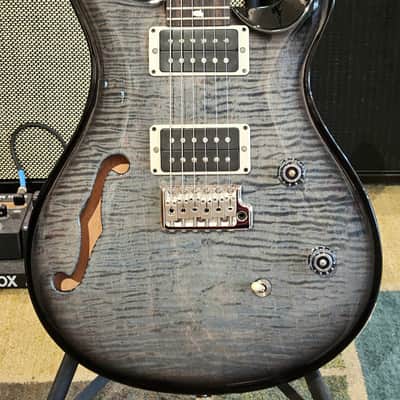 PRS CE 24 Semi-Hollow 2025 Faded Blue Smokeburst image 1