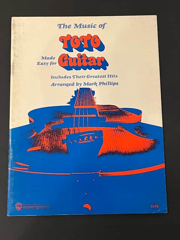 Warner Bros The Music of Toto Made Easy For Guitar Includes Thier Greatest Hits