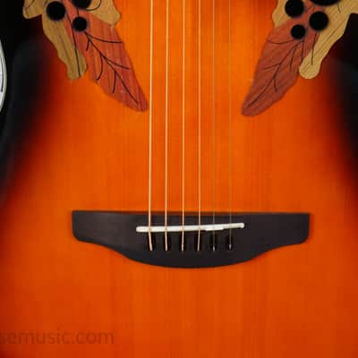 Ovation E-Acoustic Guitar Celebrity Elite CE48 Super Shallow Cutaway - Sunburst image 5