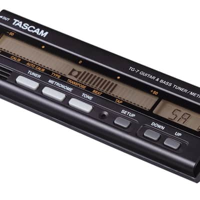 Tascam TG-7 Chromatic Guitar and Bass Tuner / Metronome image 2