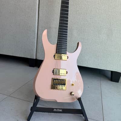 Skervesen Raptor 7 Evertune 2024 - Gloss Sparkle Shell Pink Top, Natural Back image 7