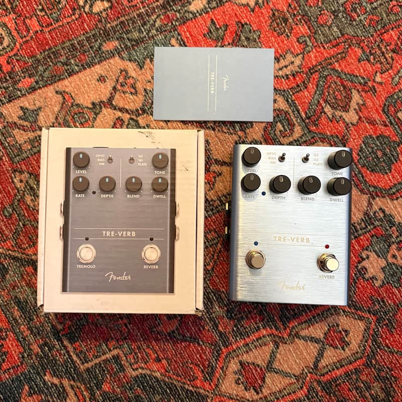 Fender Tre-Verb Tremolo/Reverb 2019 - Present - Blue image 1