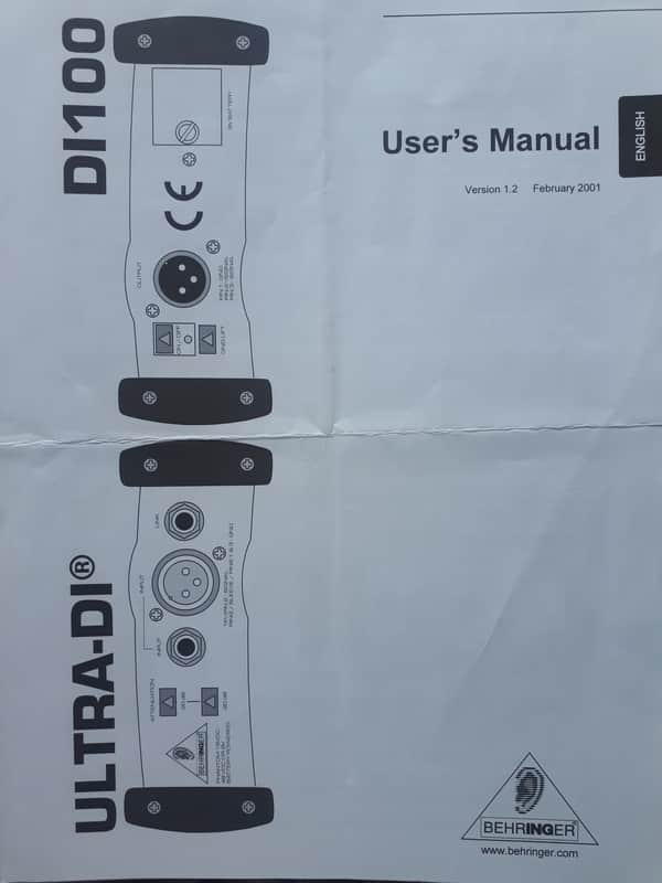 Behringer Ultra-D1 DI100