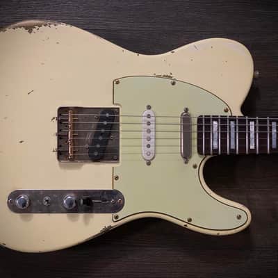 Sonnemo Vintage Twangster "10the Anniversary" Olympic White, medium relic image 3