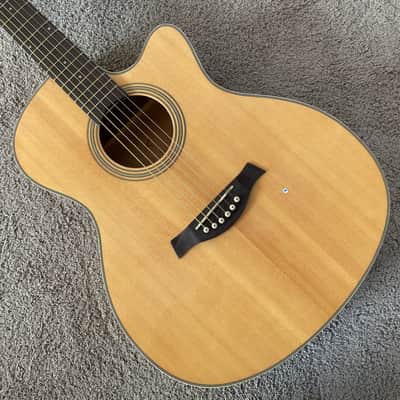 Blast 40 Inch Acoustic Guitar in Natural Burst, 20 Frets image 1