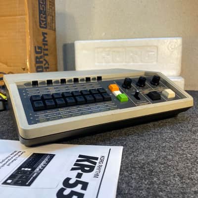 Korg KR-55 Rhythm 55 1970s - Cream image 10