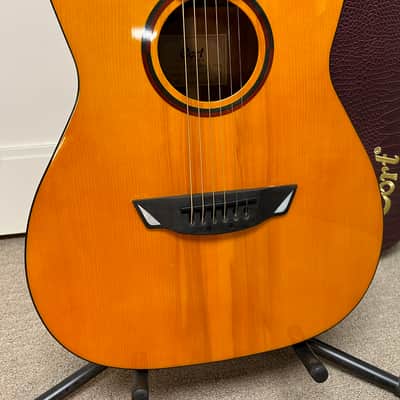 Cort LUXE Frank Gambale Series Adirondack Spruce/Blackwood Concert Cutaway Acoustic Electric Guitar- Natural Glossy image 2