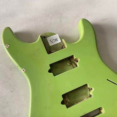 Light Green HH 7 String Guitar Basswood Body image 2