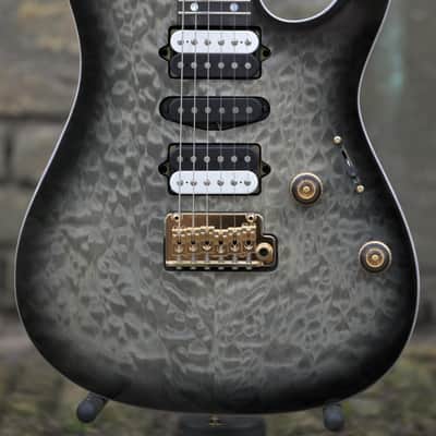 Ibanez AZ47P1QM BIB Premium - Black Ice Burst image 1