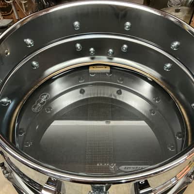 Ludwig LB402B 6.5”x14” Supraphonic Snare Drum NiCe - COB Chrome Over Brass image 19
