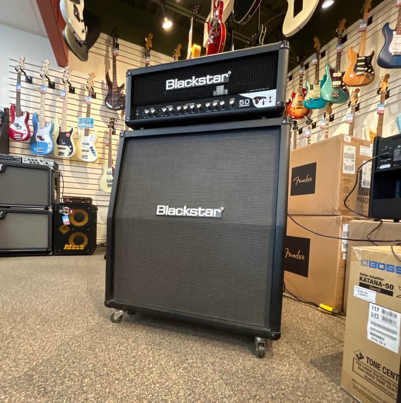 Blackstar Series One 50W Guitar Head & 412 Cabinet 2011 - Black image 1