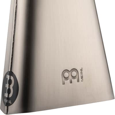 Meinl Percussion 8 1/4" Handheld Brushed Steel Cowbell, 2 Year Warranty (STB815H) image 1