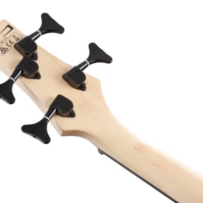 Ibanez Gio SR miKro "Short Scale" 4 String Electric Bass - Weathered Black (GSRM20BWK) image 4