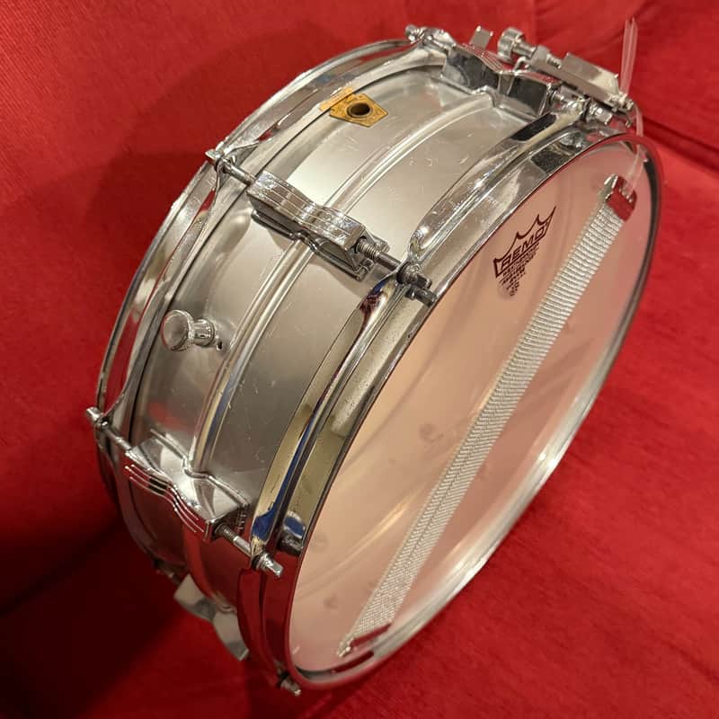 1969 Ludwig No. 404 Acrolite 5x14" Snare Drum with Keystone Badge image 1