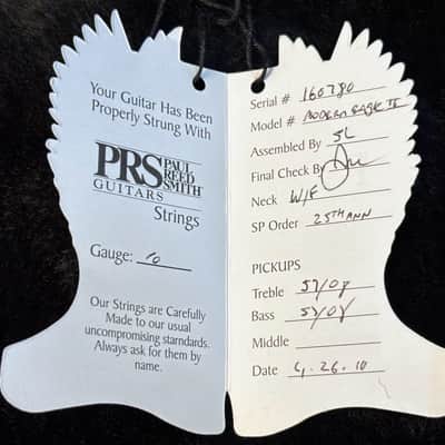 PRS 25th Anniversary Modern Eagle II Tremolo 2010 - Angry Larry image 21