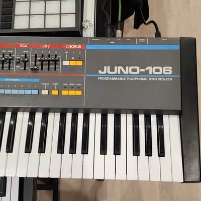 Roland Juno-106 Synthesizer (Serviced) New Sliders/Caps/Voice Chips image 4