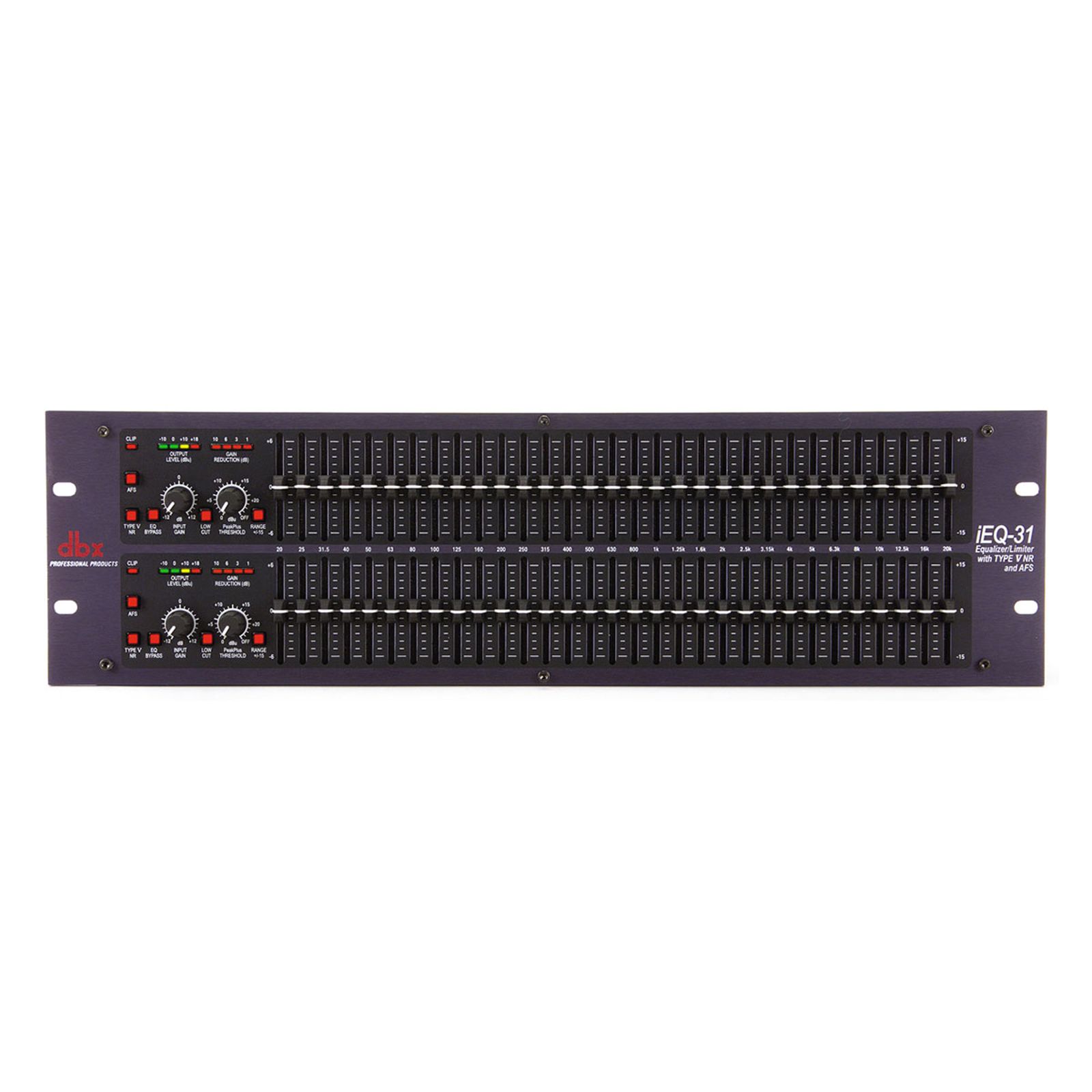dbx iEQ31 Dual Channel 31-Band EQ/Limiter w/ Type V Noise