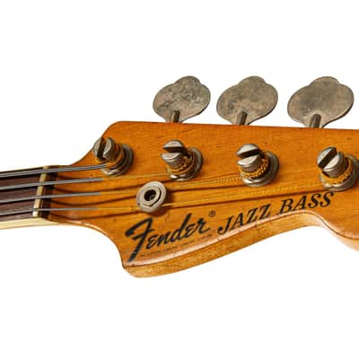 Fender Fretless Jazz Bass 3-Tone Sunburst (Pre-Owned, 1972, VG+) #350058 image 8